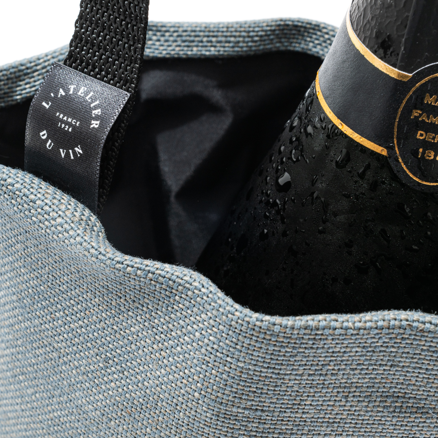 Zoom Wine cooler grey linen