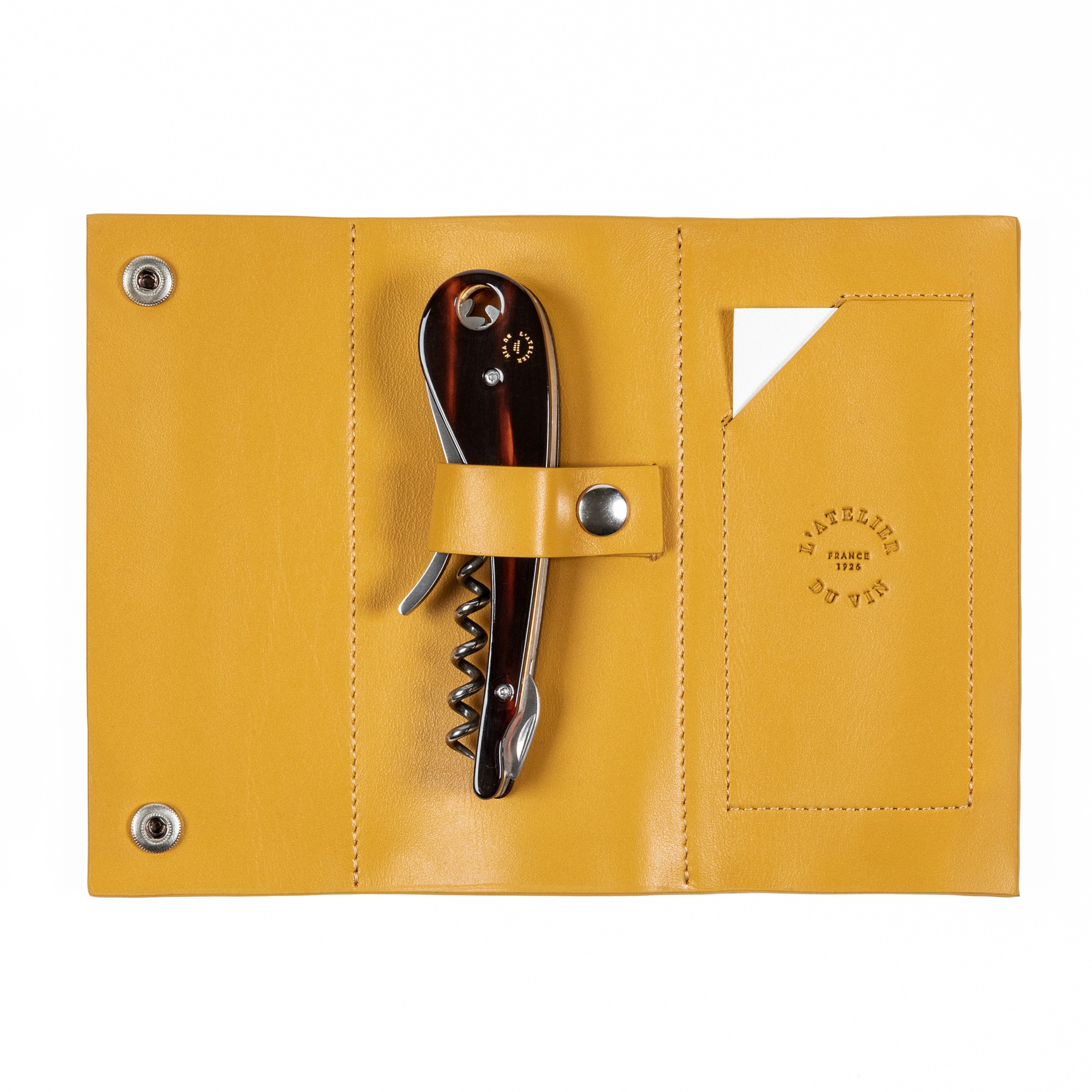 Waiters corkscrew leather case