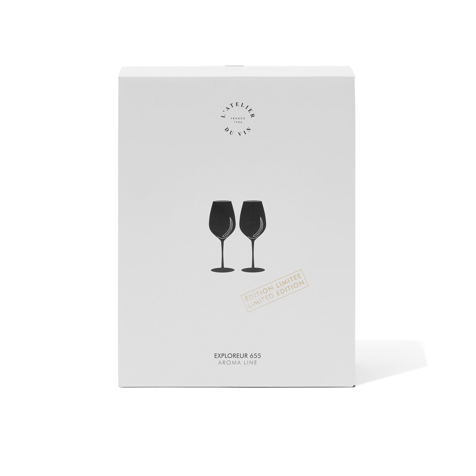 Exploreur 655 Aroma Line Centenary Edition limited-edition gift box for two wine glasses